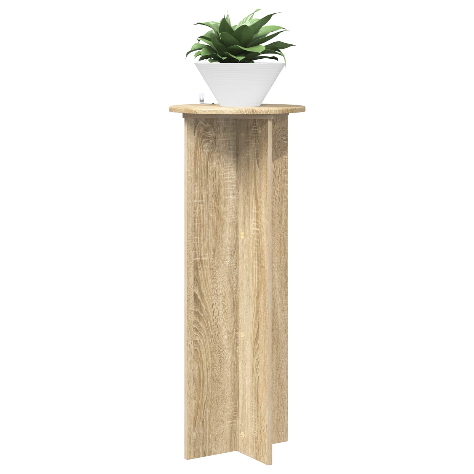 Taimede alus 2 tk Sonoma tamm Ø40 x 100 cm Tehispuit