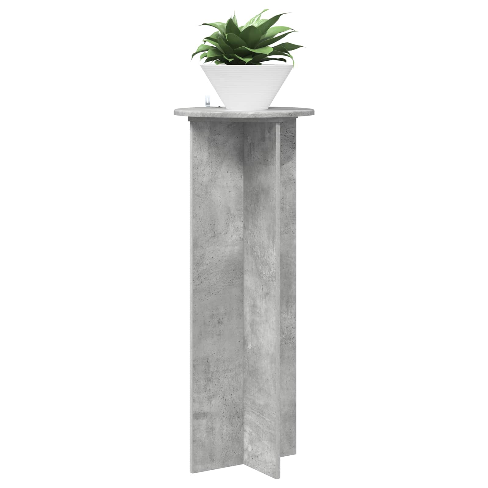 Taimede alus 2 tk Betoonhall Ø40 x 100 cm Tehispuit