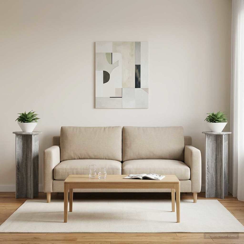 Taimede alus 2 tk Hall Sonoma Ø40 x 100 cm Tehispuit