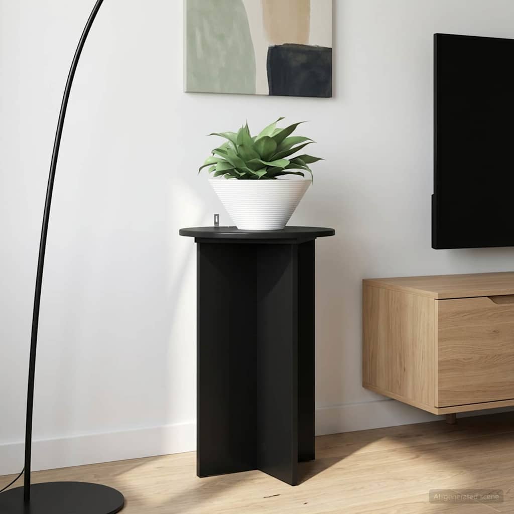 Taimede alus 2 tk Must Ø40 x 60 cm Tehispuit