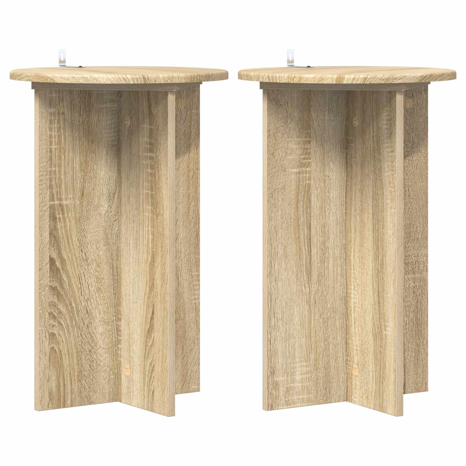 Taimede alus 2 tk Sonoma tamm Ø40 x 60 cm Tehispuit