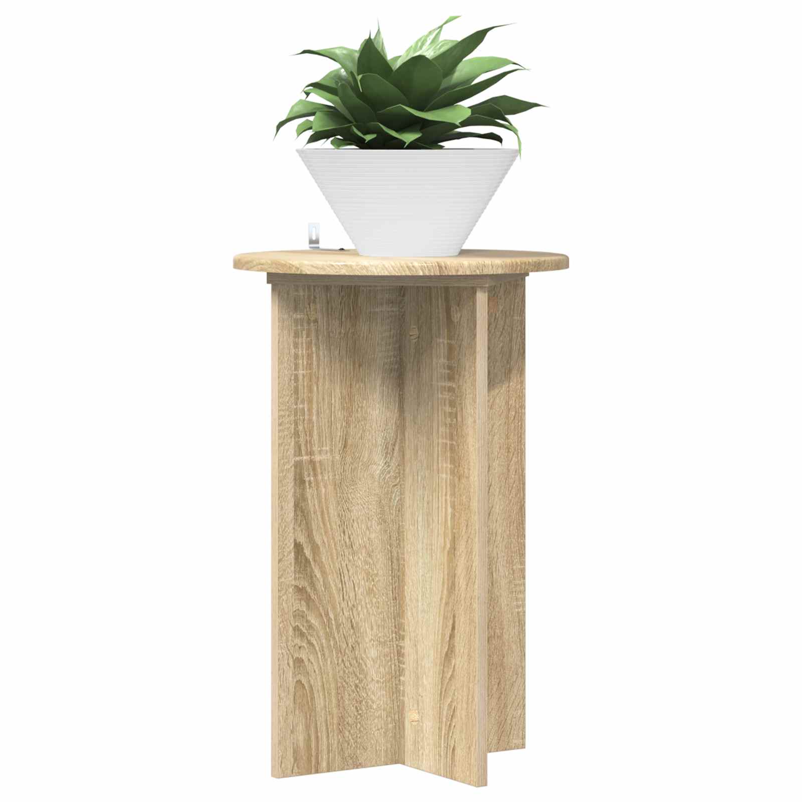 Taimede alus 2 tk Sonoma tamm Ø40 x 60 cm Tehispuit