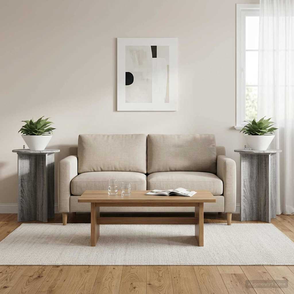 Taimede alus 2 tk Hall Sonoma Ø40 x 60 cm Tehispuit