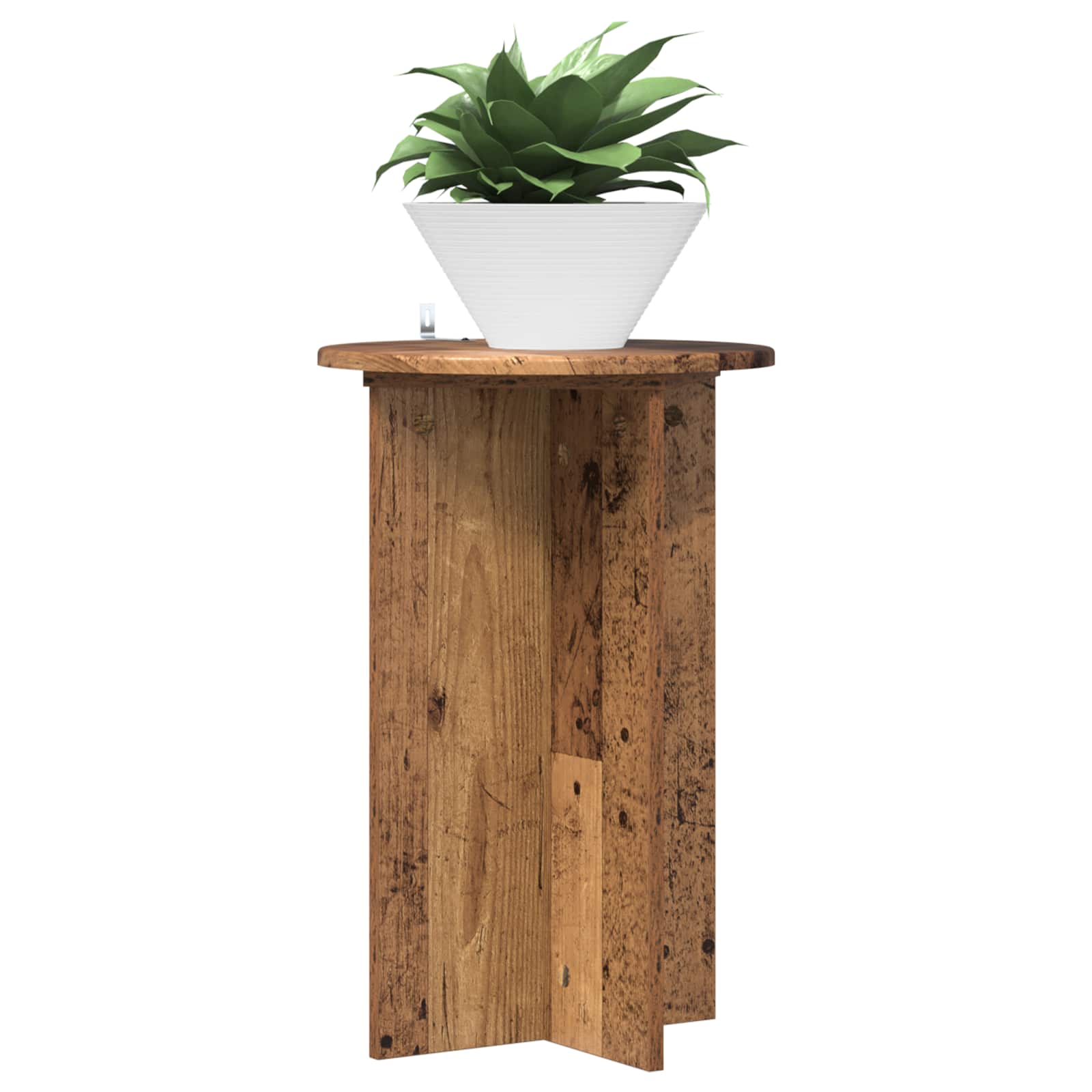 Taimede alus 2 tk Vana puit Ø40 x 60 cm Tehispuit