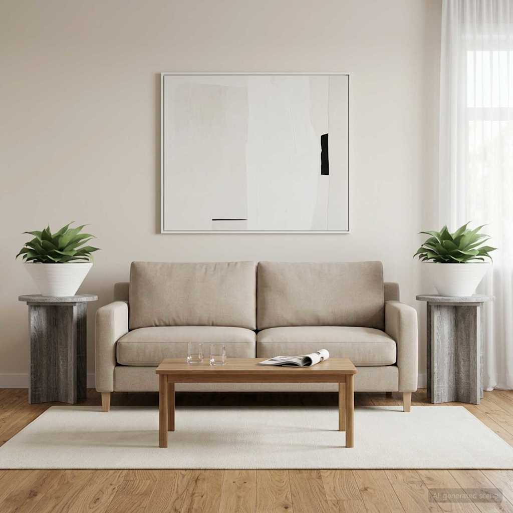 Taimede alus 2 tk Hall Sonoma Ø29,5 x 40 cm Tehispuit