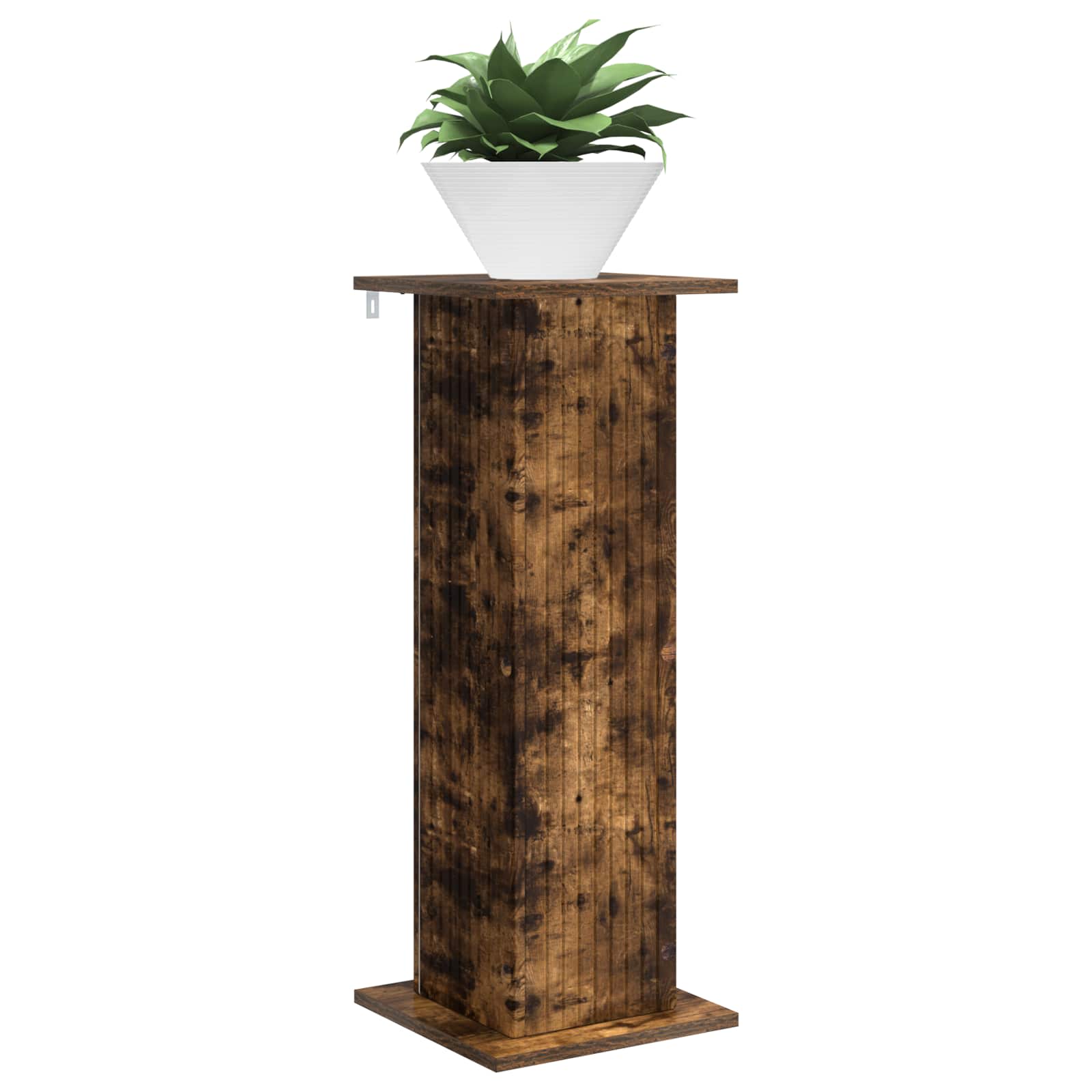 Taimede alus 2 tk Suitsutatud tamm 30,5 x 30 x 80,5 cm