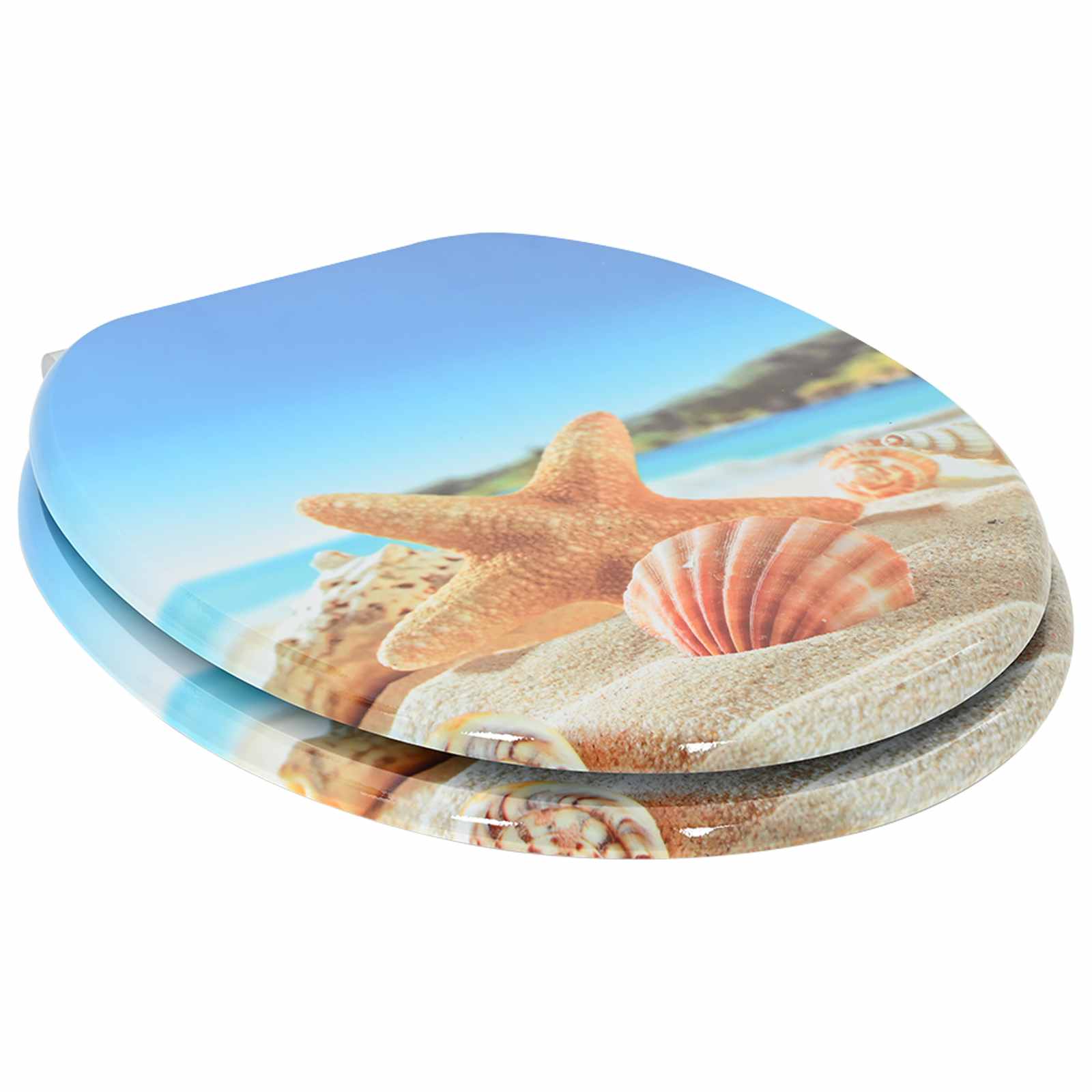 Tualettsari 2 pcs Mere muskel 44 x 38 cm Tehispuit
