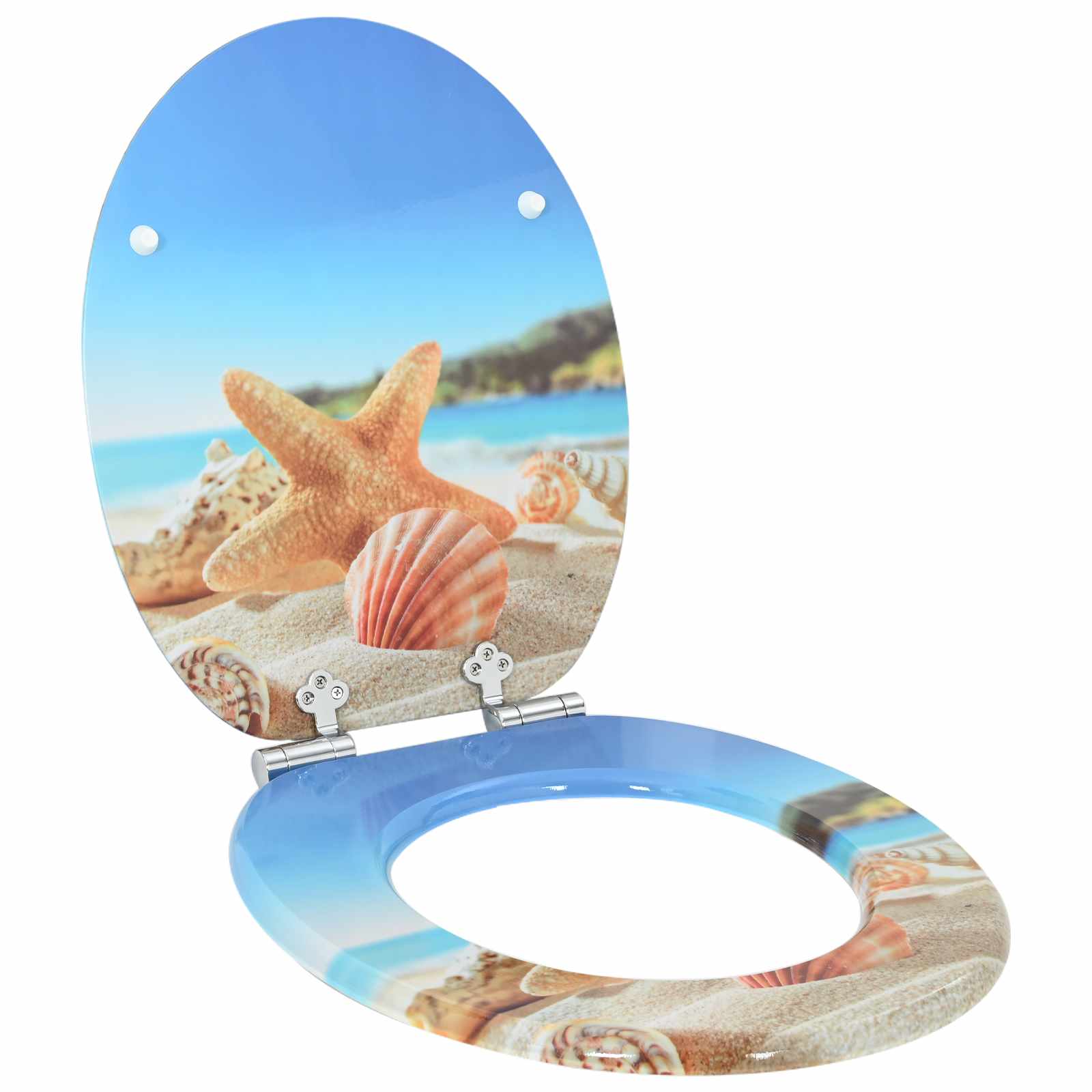 Tualettsari 2 pcs Mere muskel 44 x 38 cm Tehispuit