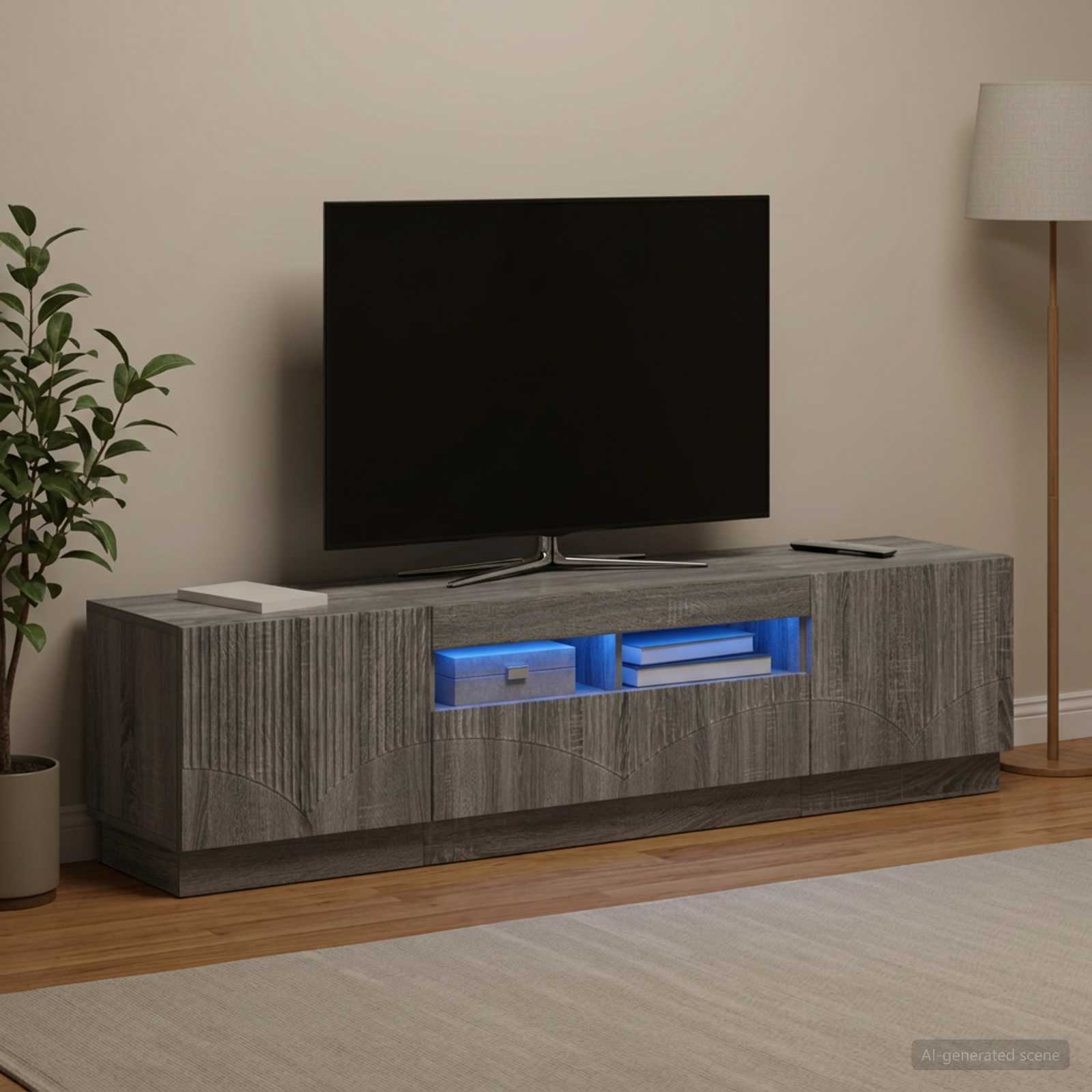 LED TV kapp HOORN 3 tk Hall Sonoma Tehispuit