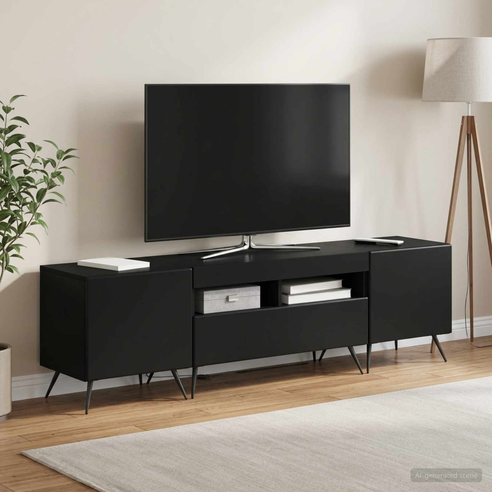 LED TV kapp BREDA 3 tk Must Tehispuit