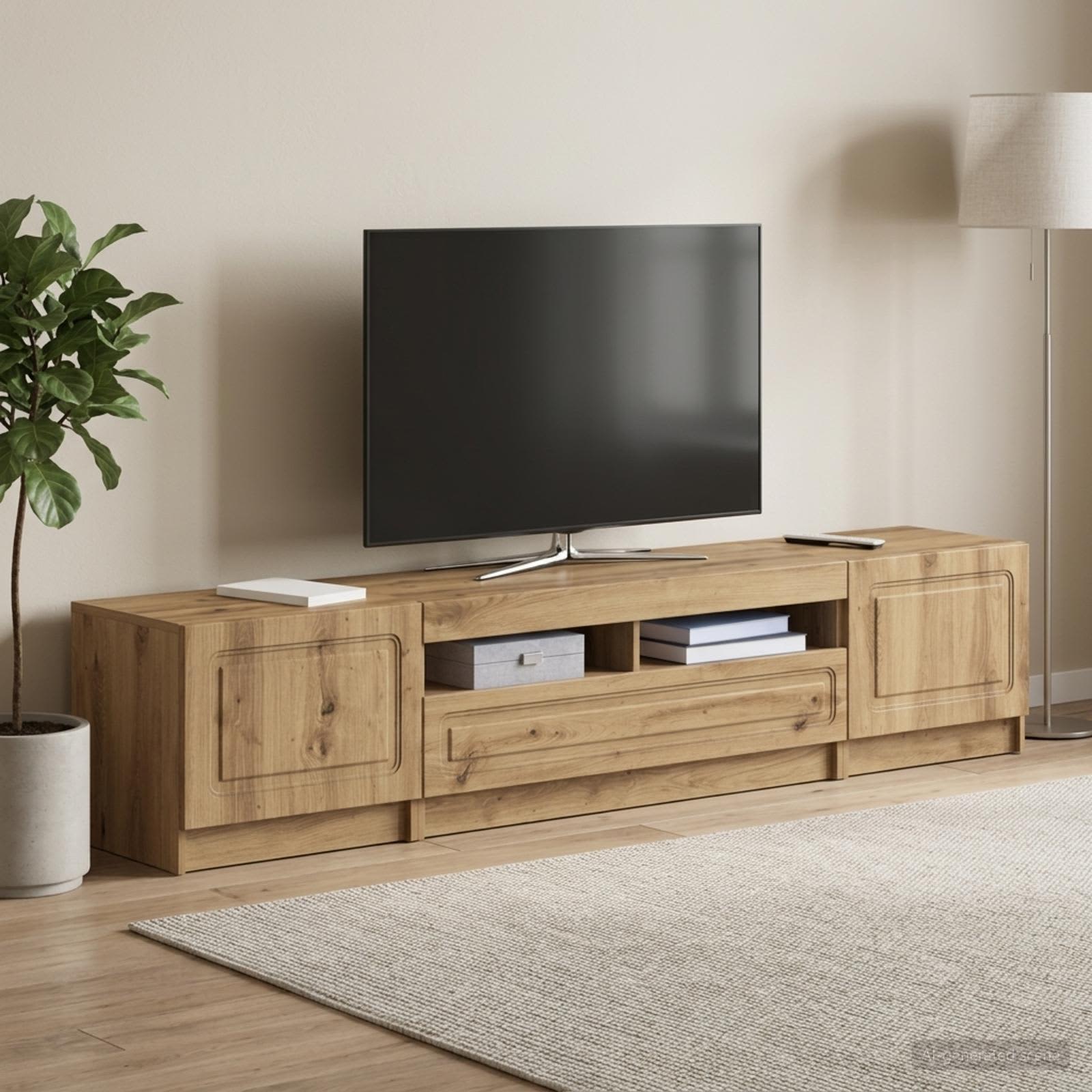 LED TV kapp UTRECHT 3 tk Artisan tamm Tehispuit