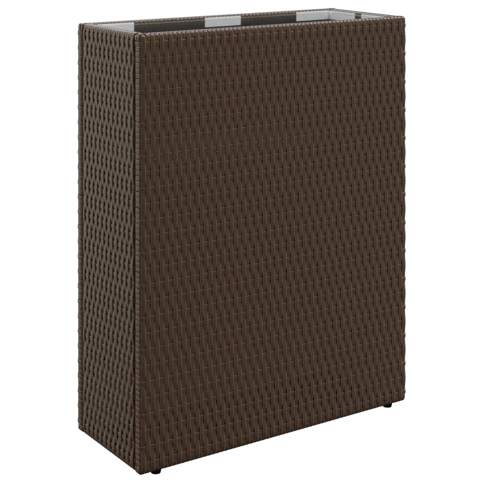 Kõrge istutusvokk Pruun 55 x 22 x 70 cm polürotang