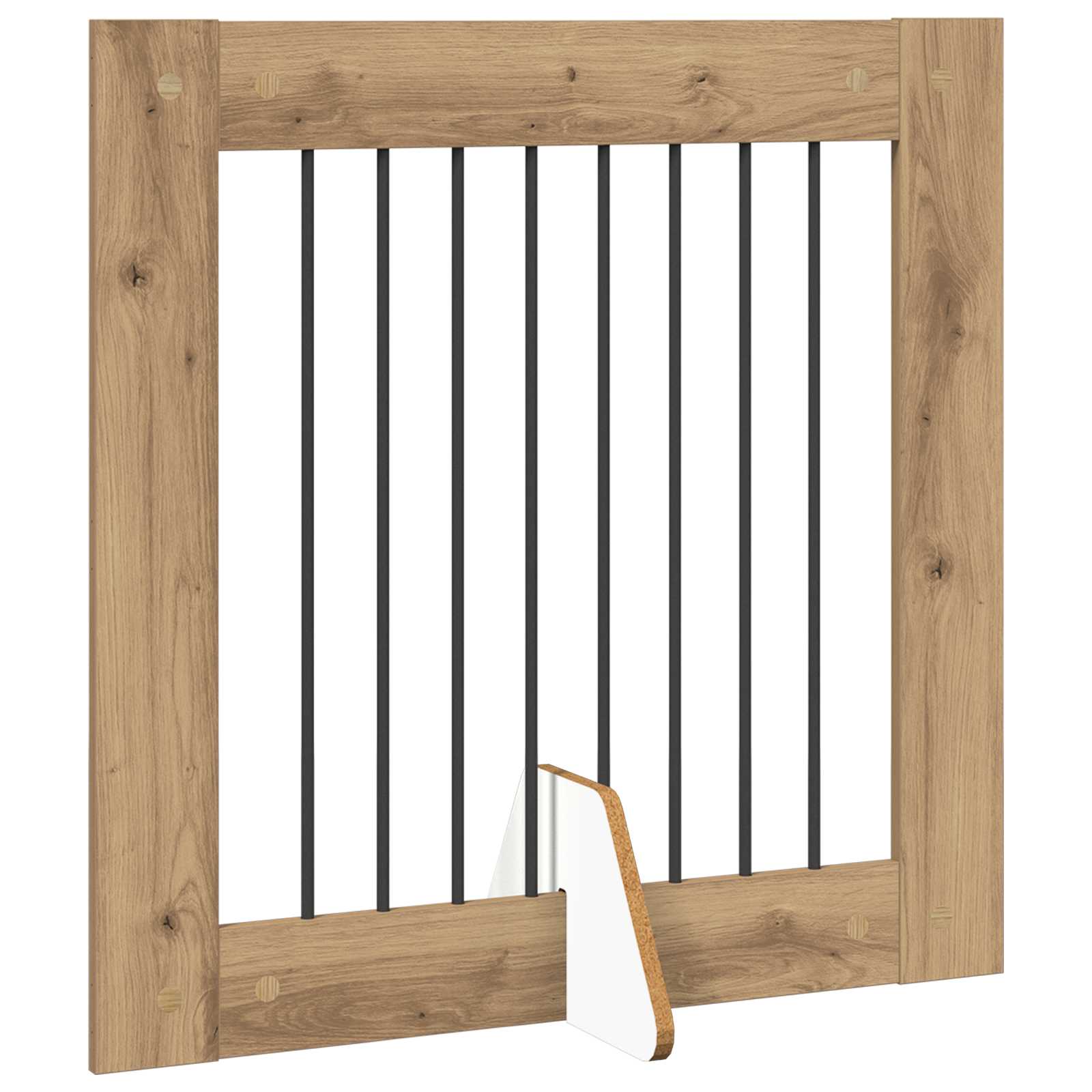 Kokkupandav koerte värav statiividega 6 tk Artisan tamm 482 cm