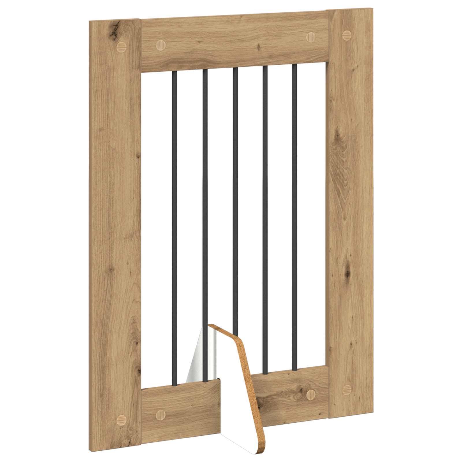 Kokkupandav koerte värav statiividega 6 tk Artisan tamm 362 cm