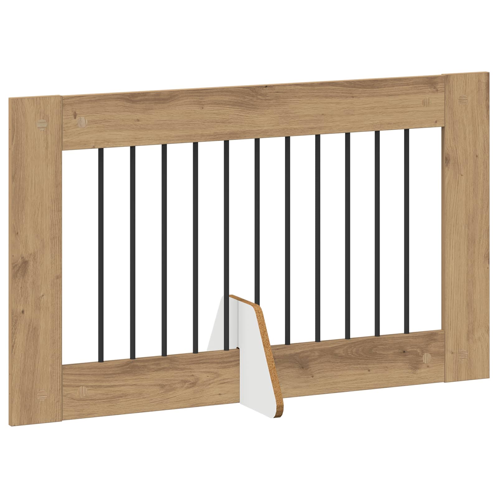 Kokkupandav koerte värav statiividega 6 tk Artisan tamm 602 cm