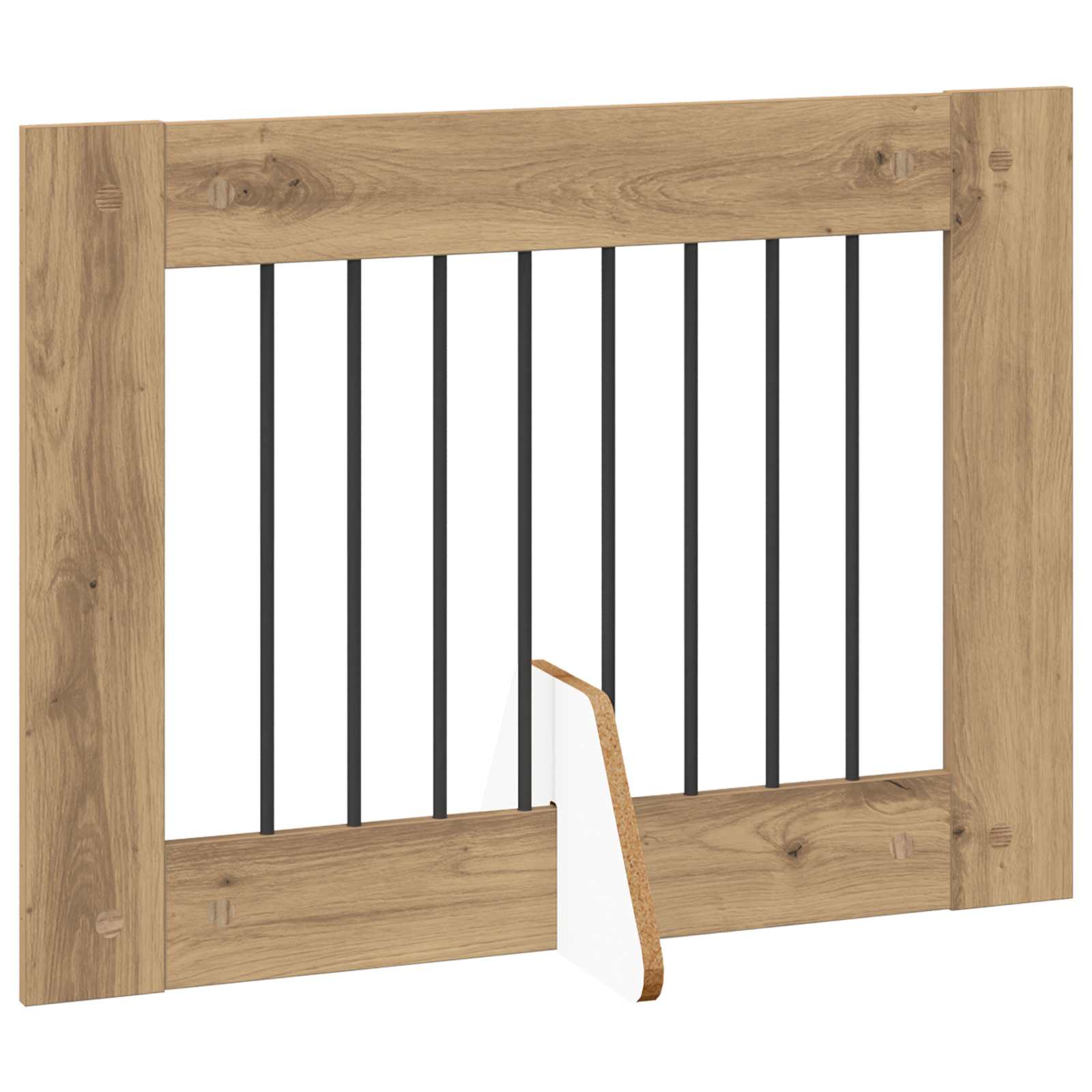 Kokkupandav koerte värav statiividega 6 tk Artisan tamm 482 cm