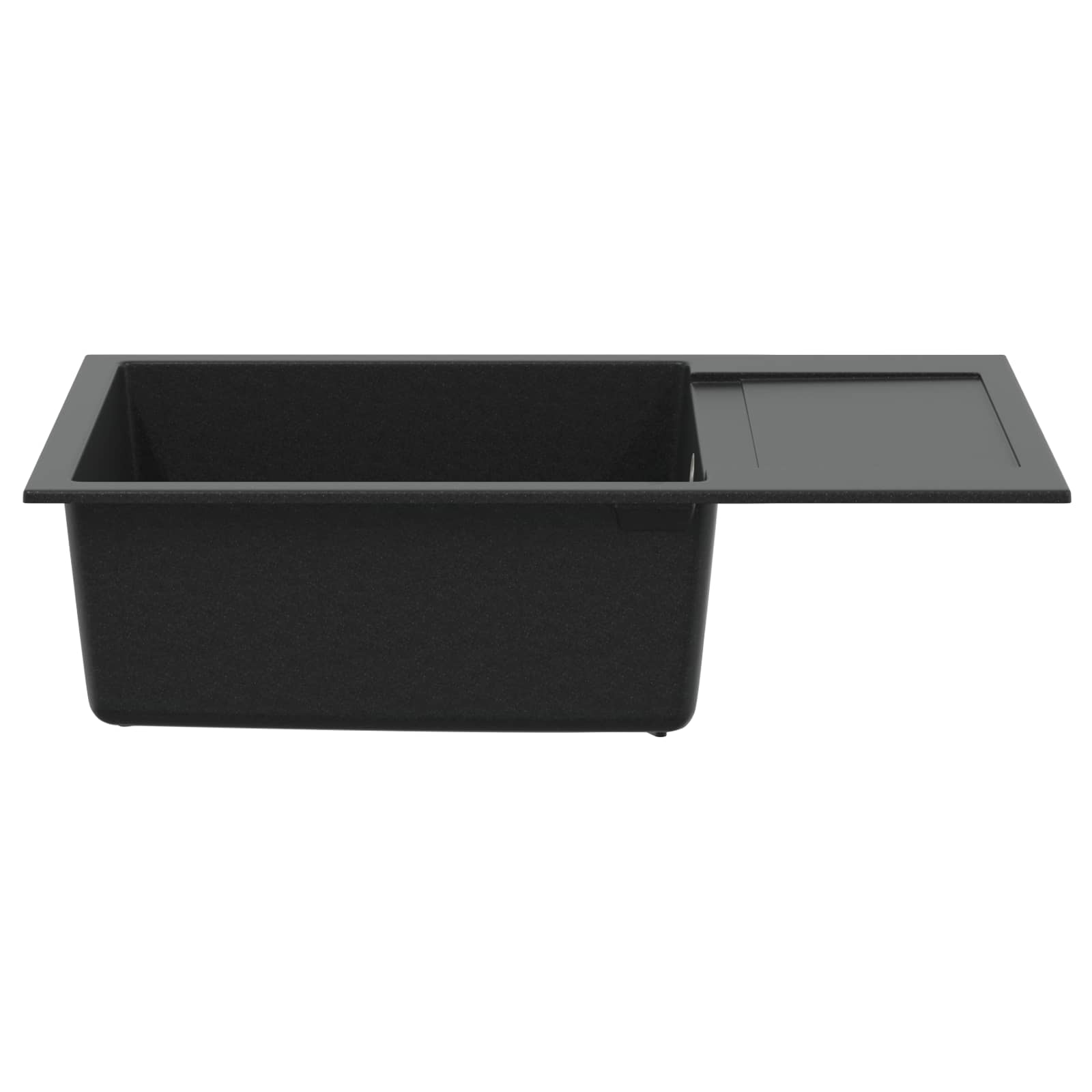 Kraan Must 780 x 500 mm 80% Kvarts ja 20% Vaik