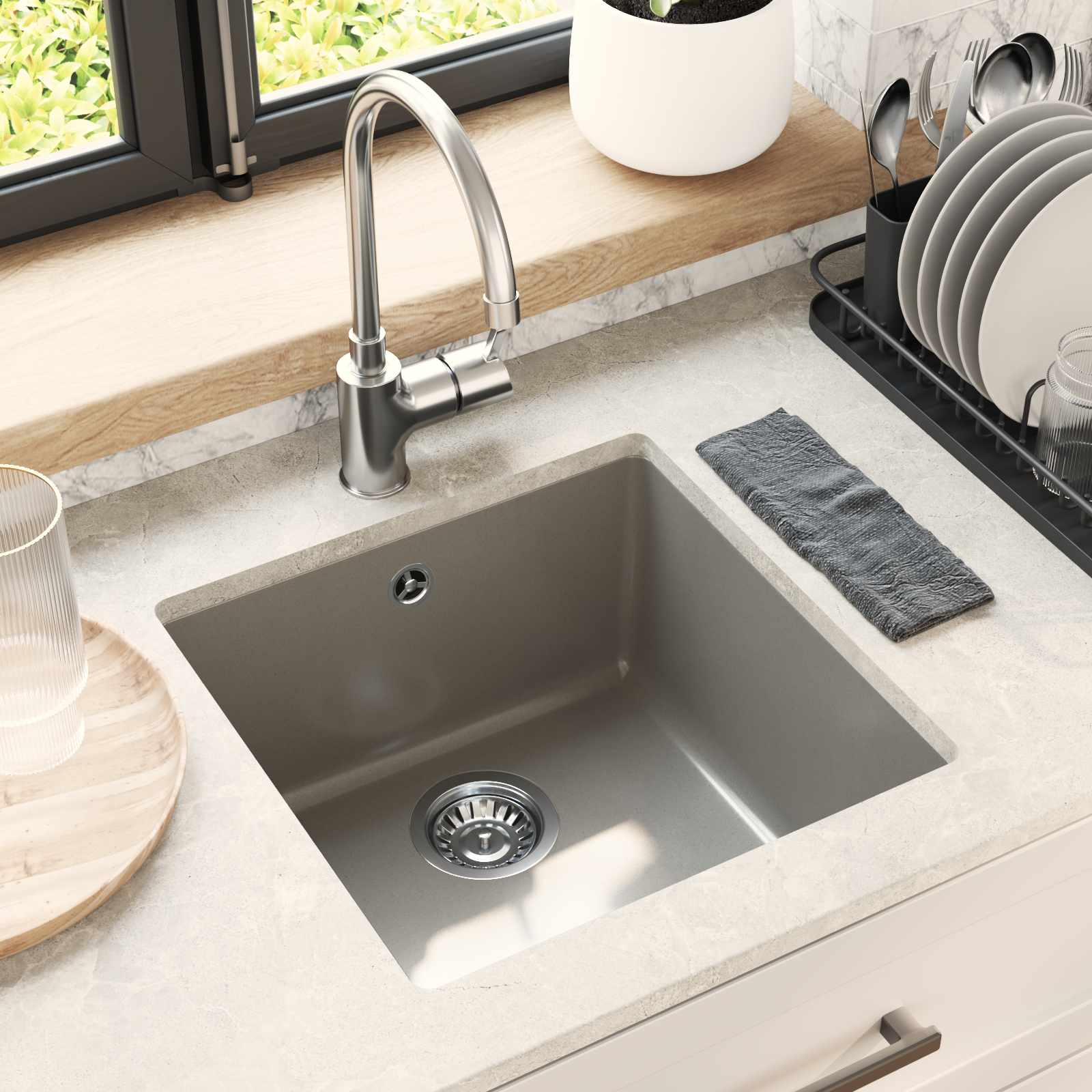 Kraan 80% Kvarts ja 20% Vaik 430 x 460 mm Hall