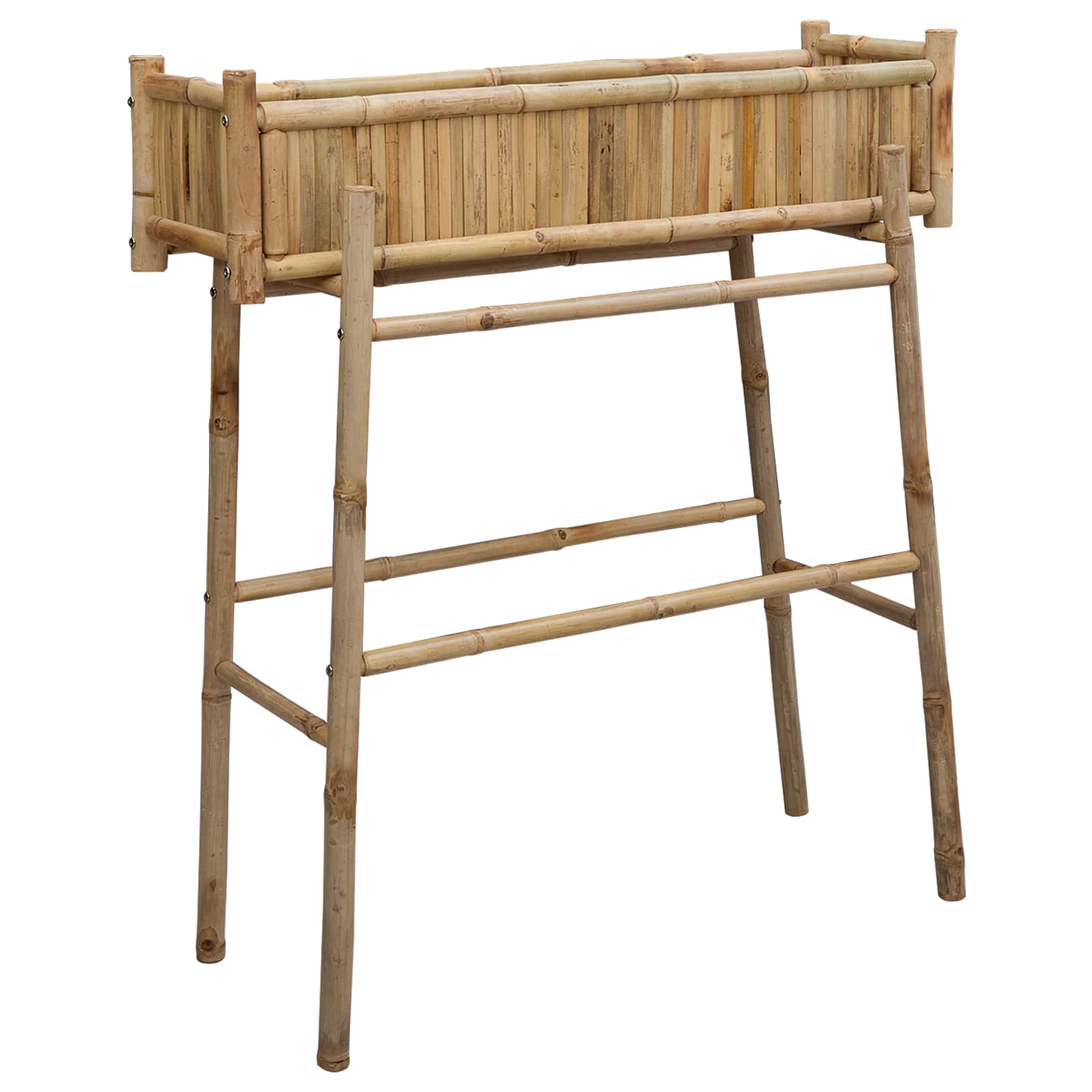 Aia Lillepott Hoidjaga Neutraalne 100 x 38 x 114 cm Bambus