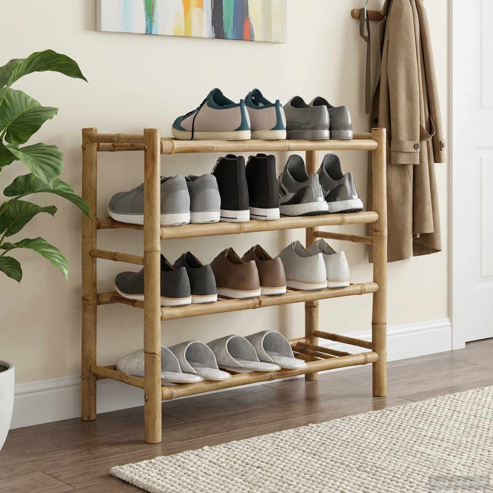 Kingariiul 68 x 28 x 63 cm Bambus Naturaalne