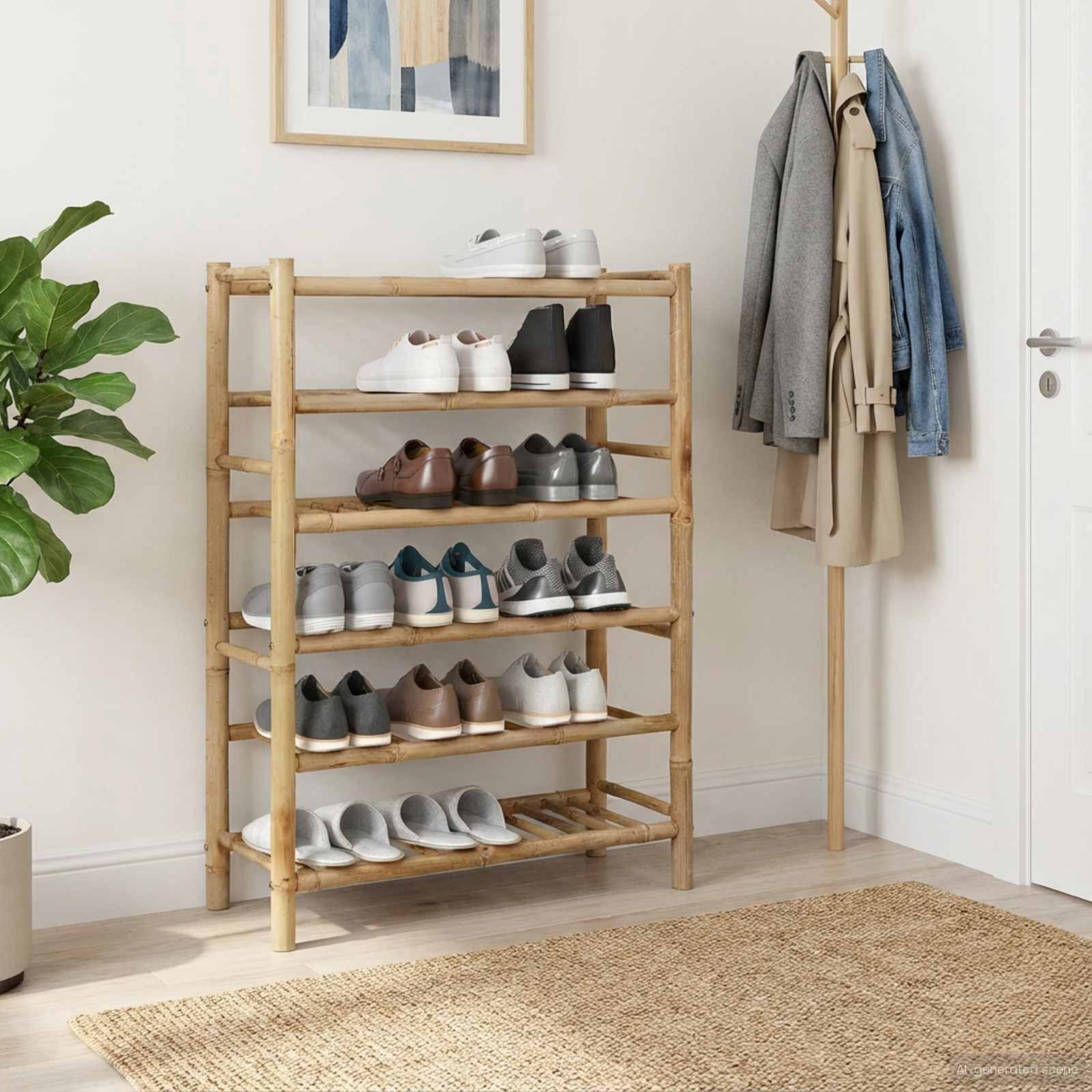 Kingariiul 68 x 28 x 96 cm Bambus Naturaalne