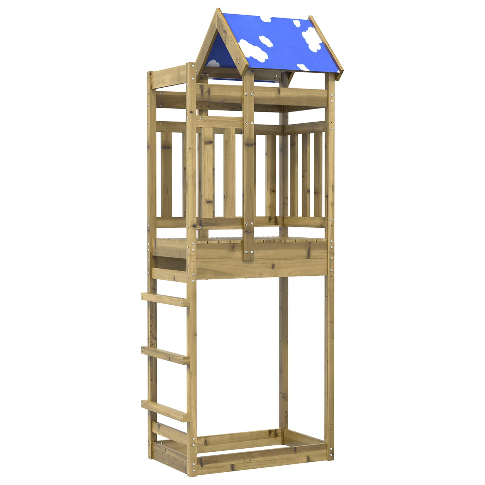 Mängutorni Pruun 85 x 52,5 x 239 cm Tugev immutatud puit