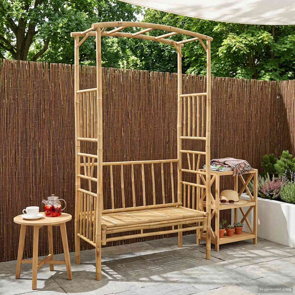 Aed kaar pingiga 115 x 50 x 205 cm Bambus