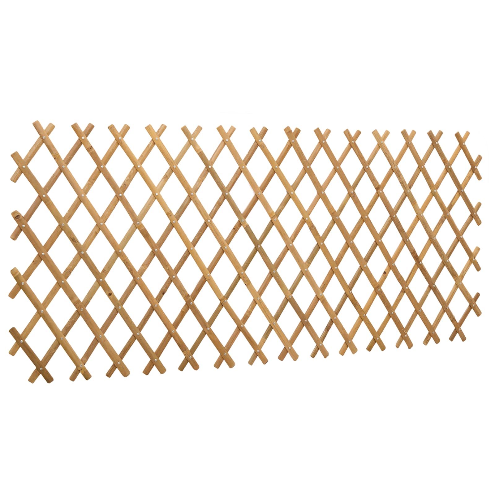 Laienev rippai 2 tk 100 x 105 cm Bambus Helepruun