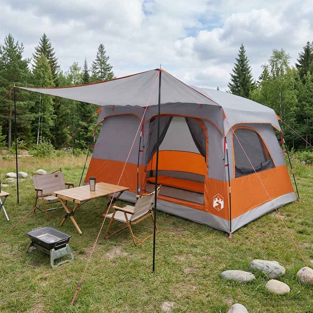 Peretelk 5-kohaline Hall ja oranž Polüester