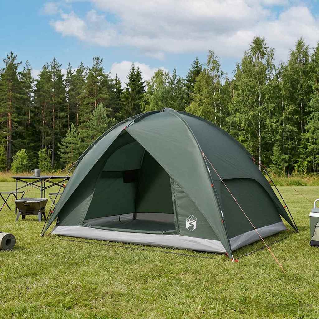 Telk vihmakattega, veekindel 4-kohaline Armee rohelis
