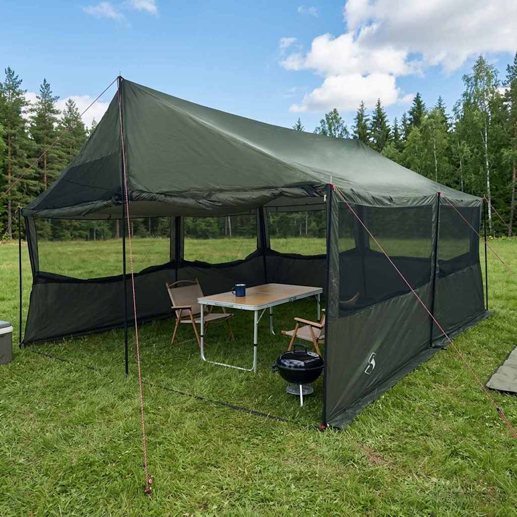 Peretelk Armee roheline 450 x 400 x 265 cm Polüester ja teras