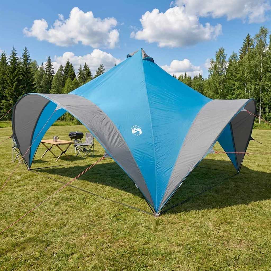 Pidutelgid Sinine 400 x 400 x 322 cm Polüester ja teras