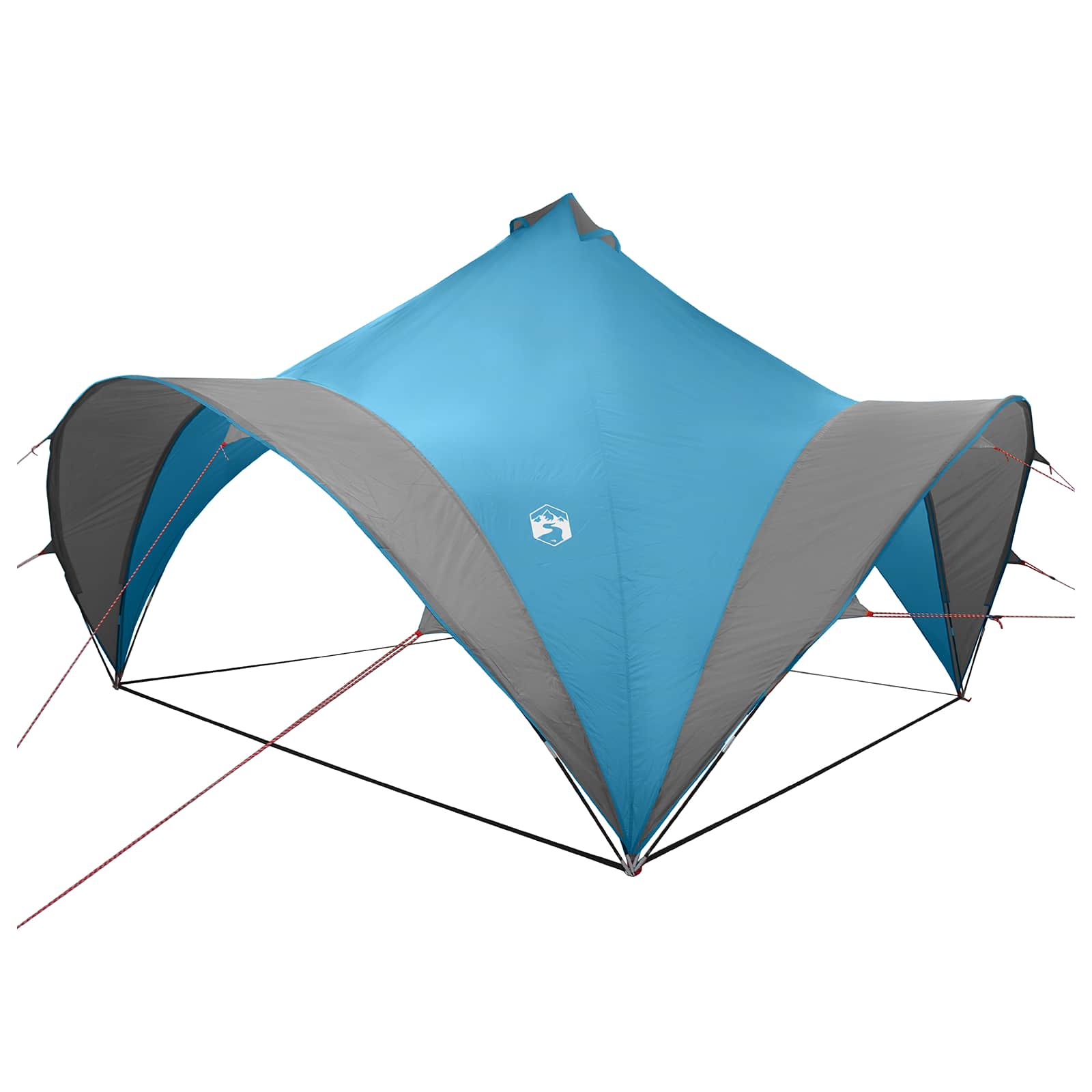 Pidutelgid Sinine 400 x 400 x 322 cm Polüester ja teras