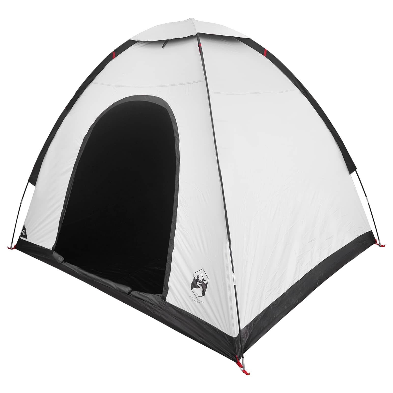 Telkimise telk 2-kohaline Valge Mustate Acier P/Taffeta