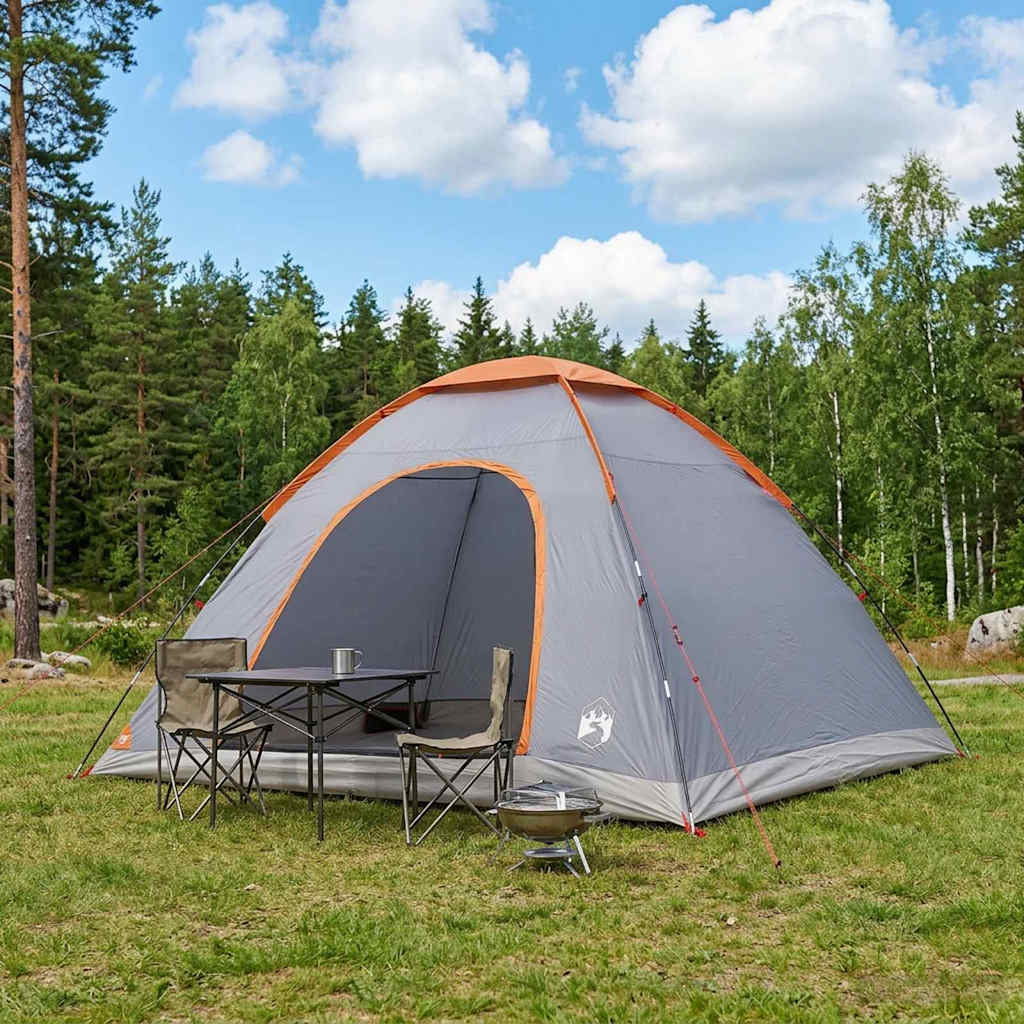 Telkimise telk 6-kohaline Hall ja oranž