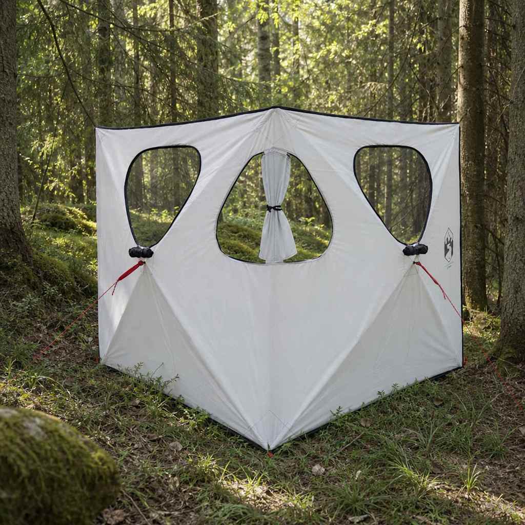 Jaht Telk Valge Mustate 145 x 145 x 150 cm Polüester ja teras