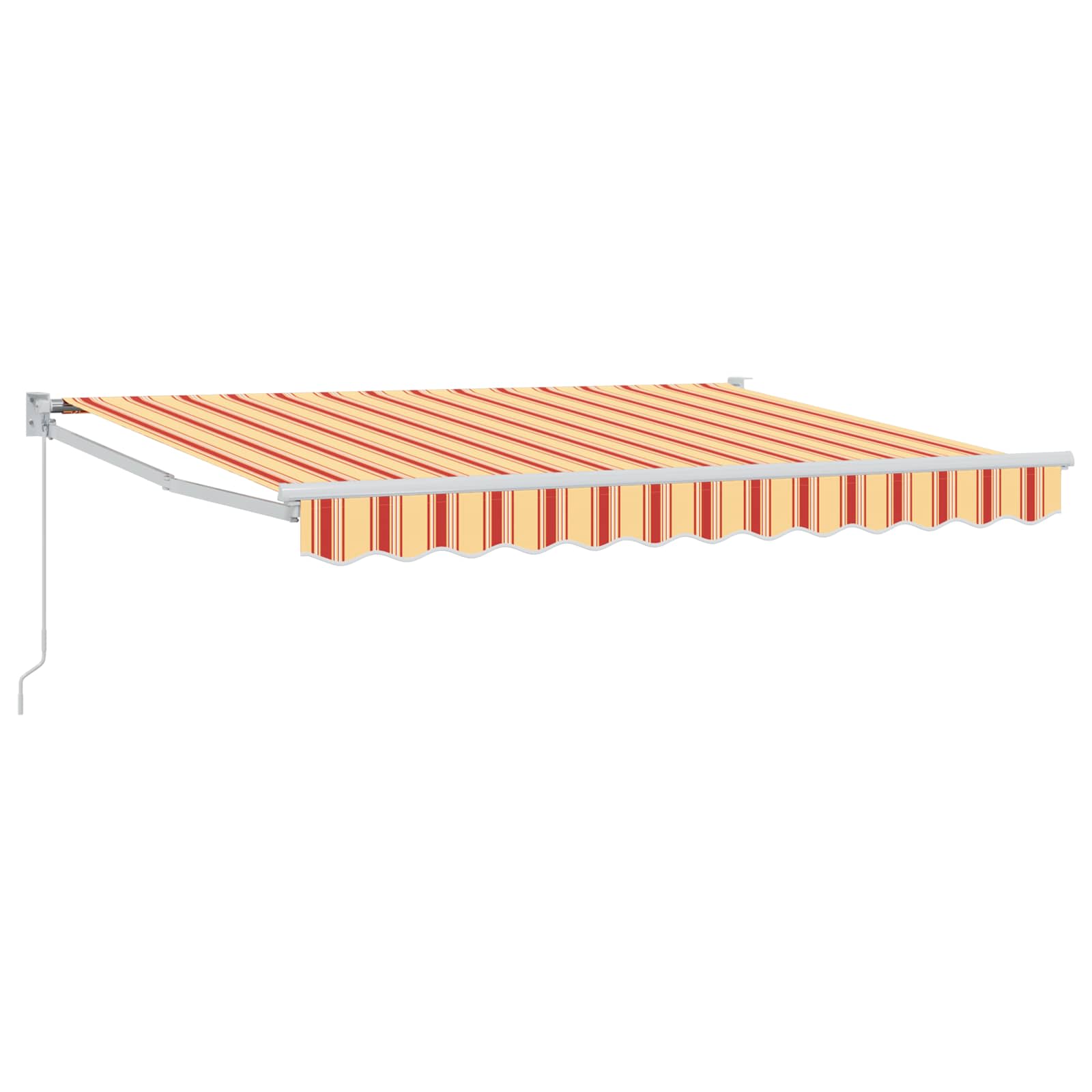 Kokkuvolditav varikatus Kollane, Oranž ja Valge 3,5 x 2 m
