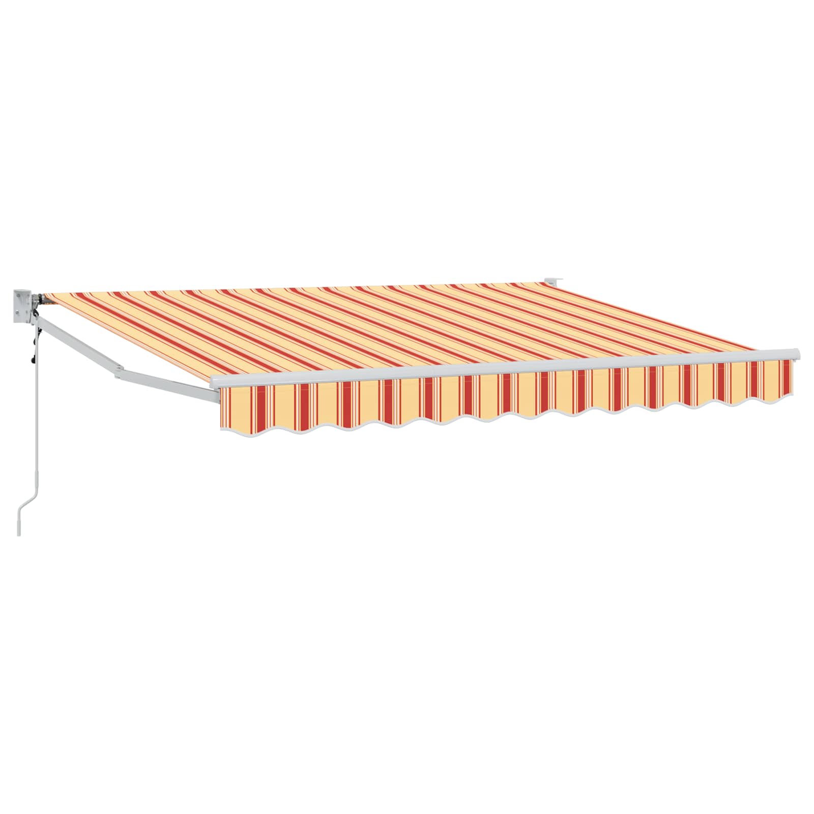 Kokkuvolditav varikatus Kollane, Oranž ja Valge 3,5 x 2 m