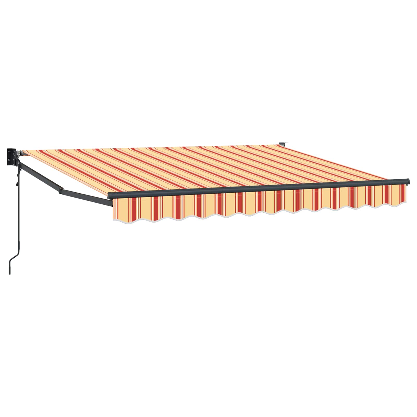 Kokkuvolditav varikatus Kollane, Oranž ja Valge 3,5 x 2 m