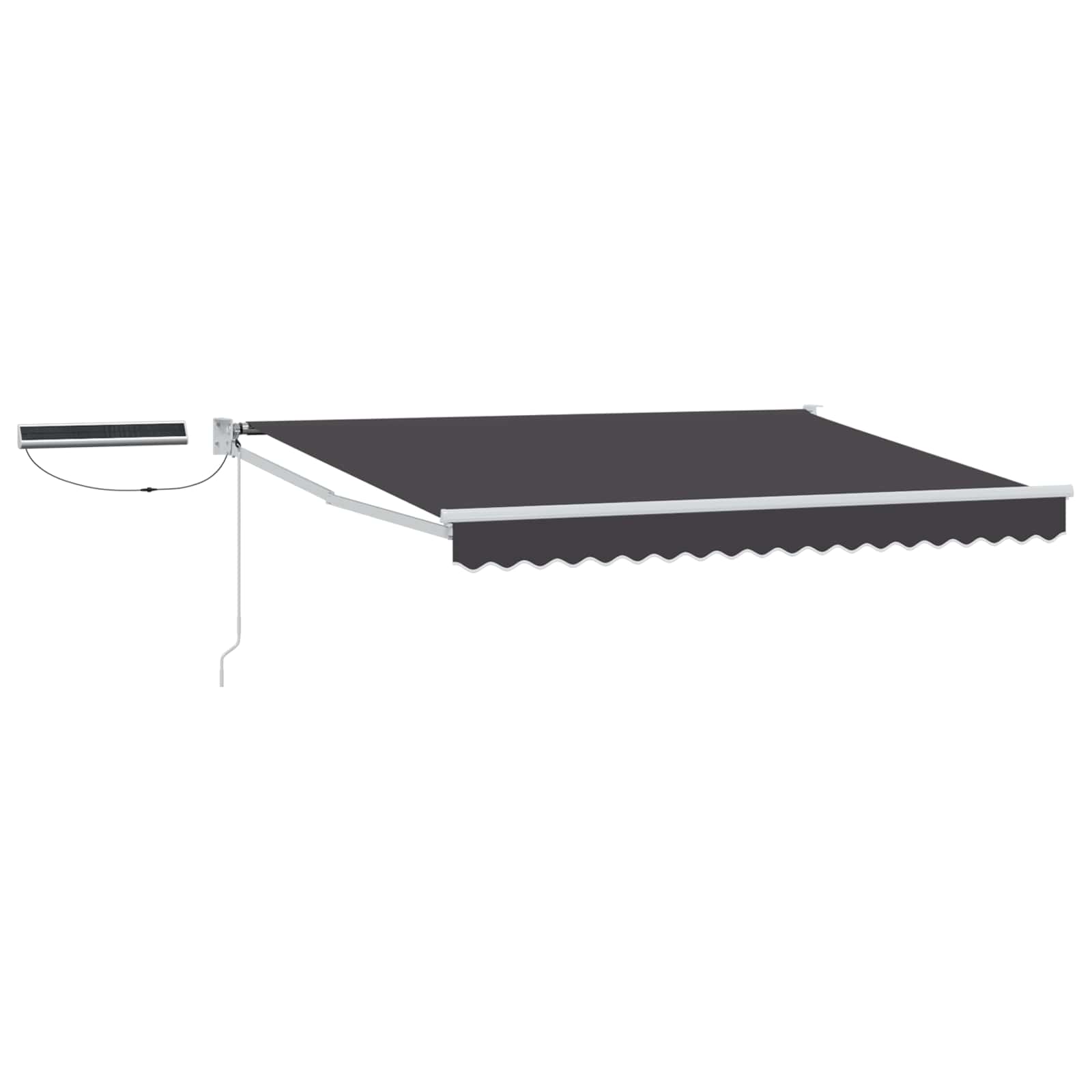 Elektriline Lükandvarikatus Anthracite ja valge 3,5 x 2,5 m
