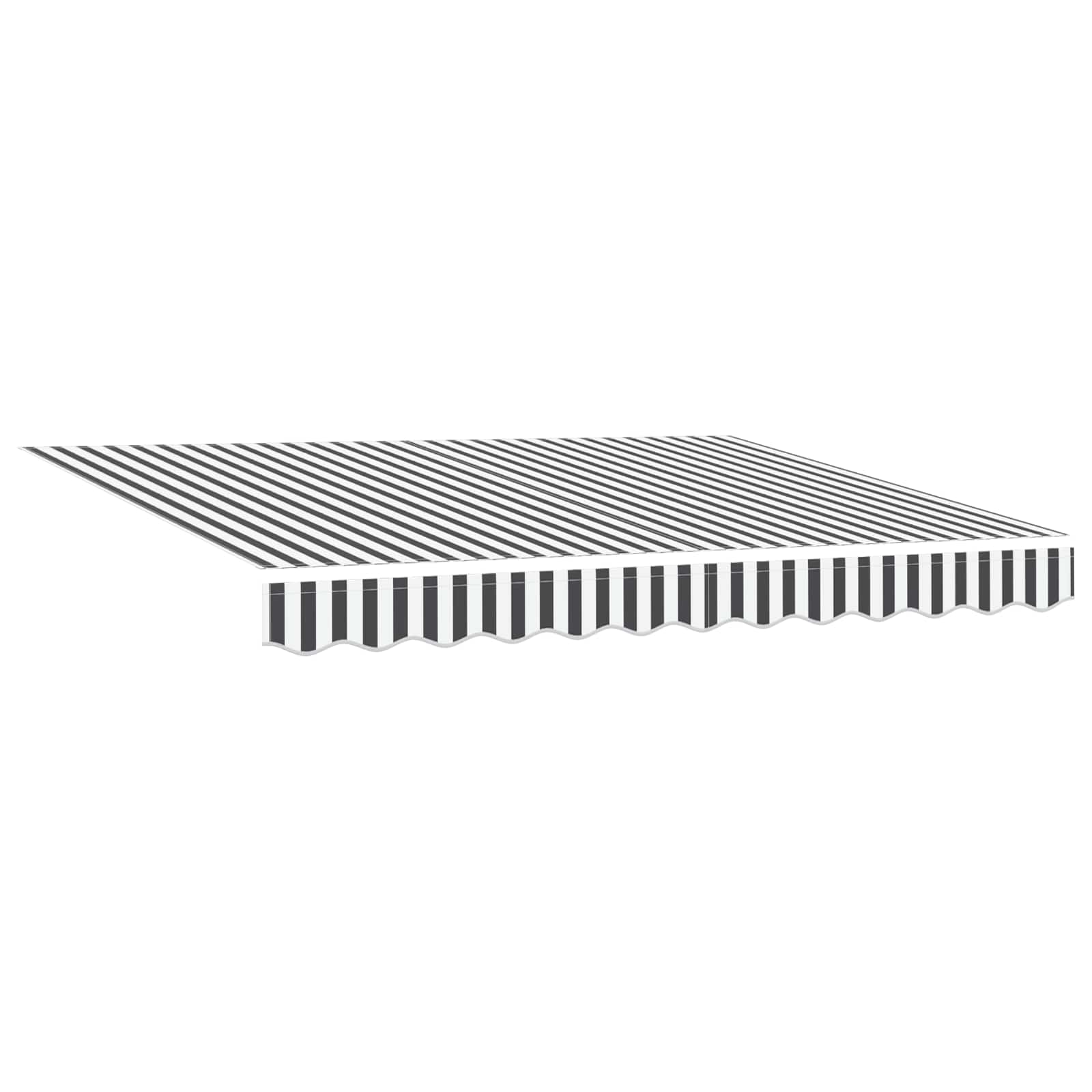 Elektriline Lükandvarikatus Anthracite ja valge 3,5 x 2,5 m