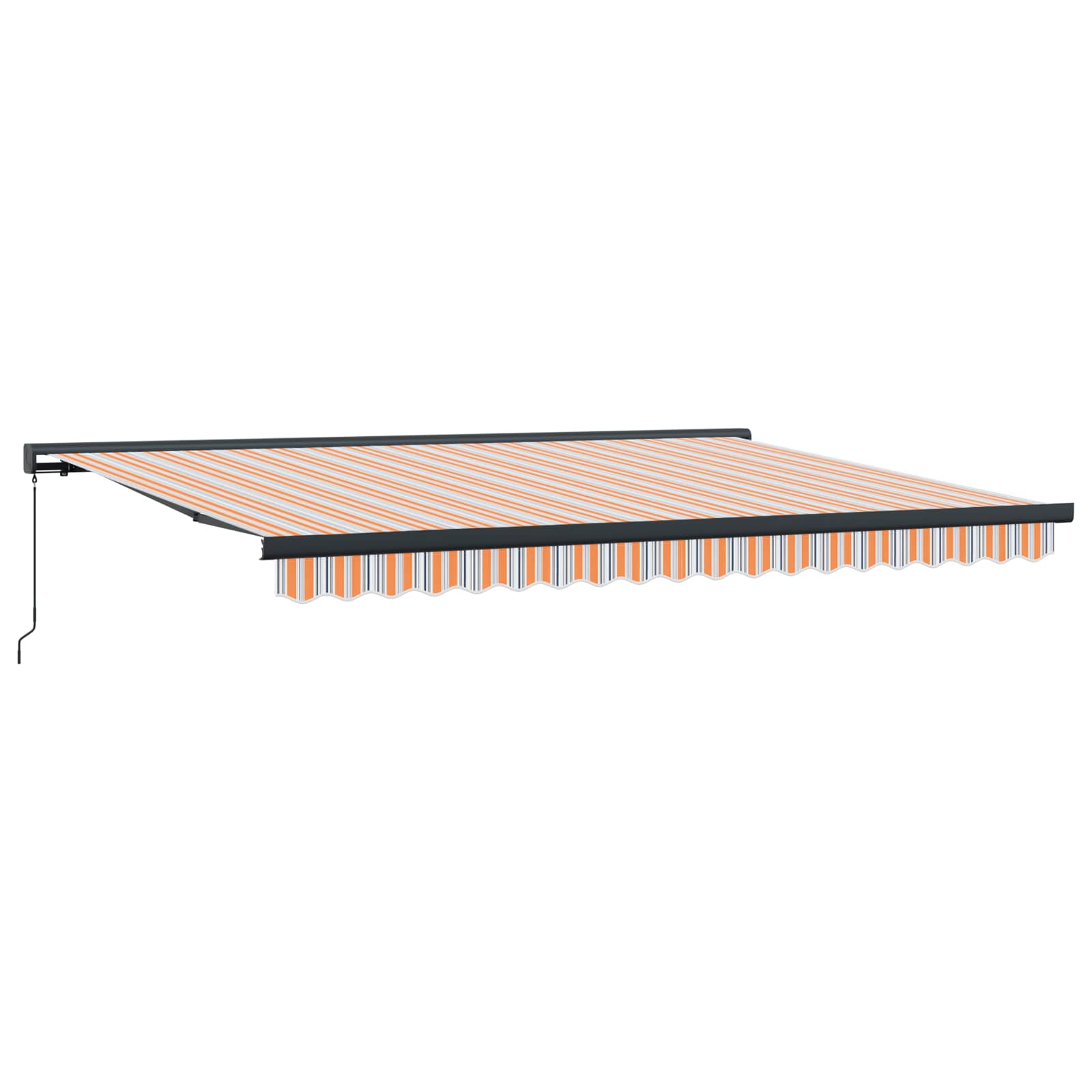 Kokkuvolditav varikatus Oranž ja Hall 400 × 300 cm