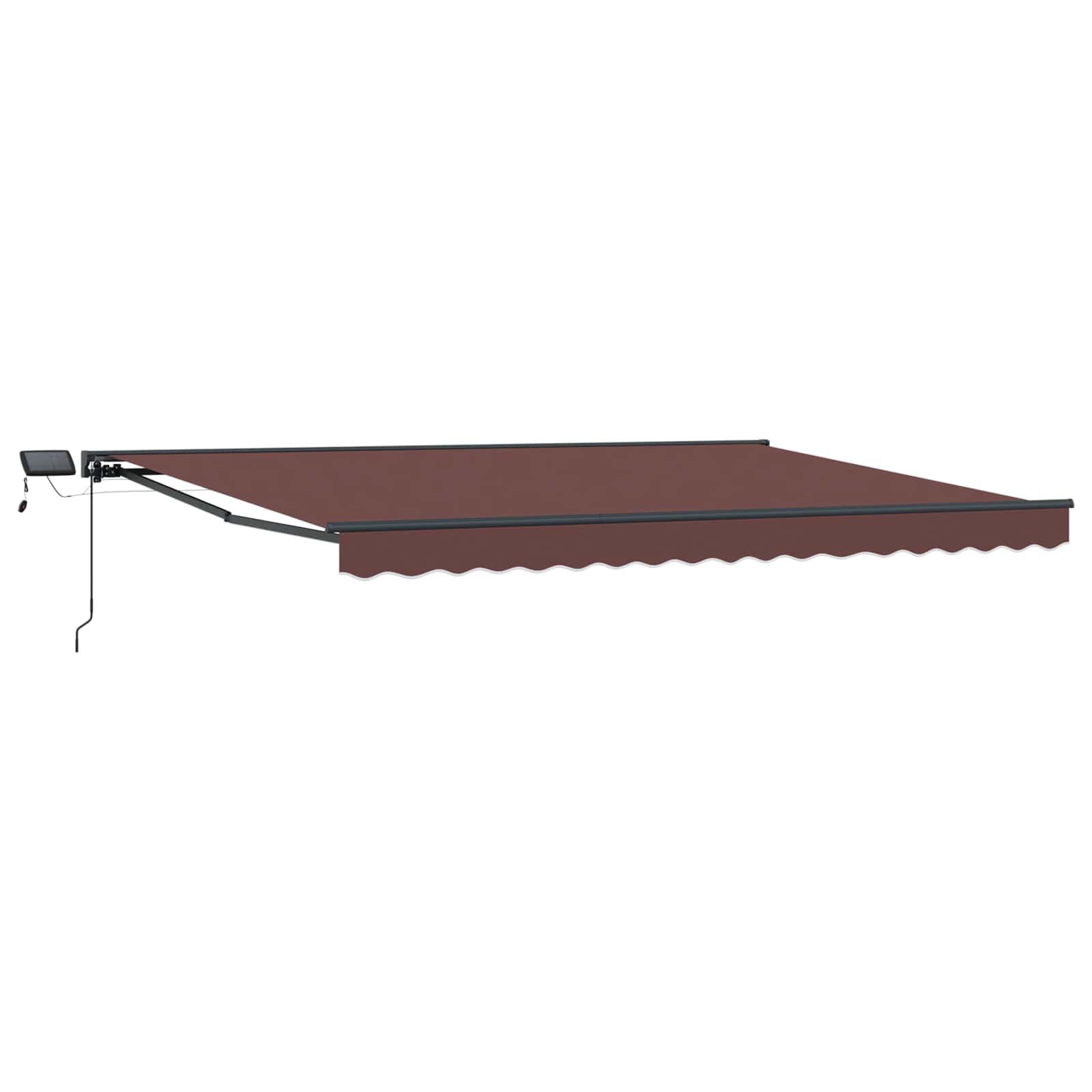 Manuaalne varikatus LED-idega