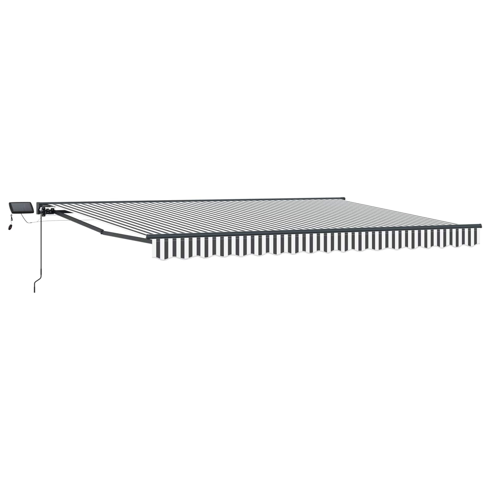 Manuaalne varikatus LED-idega
