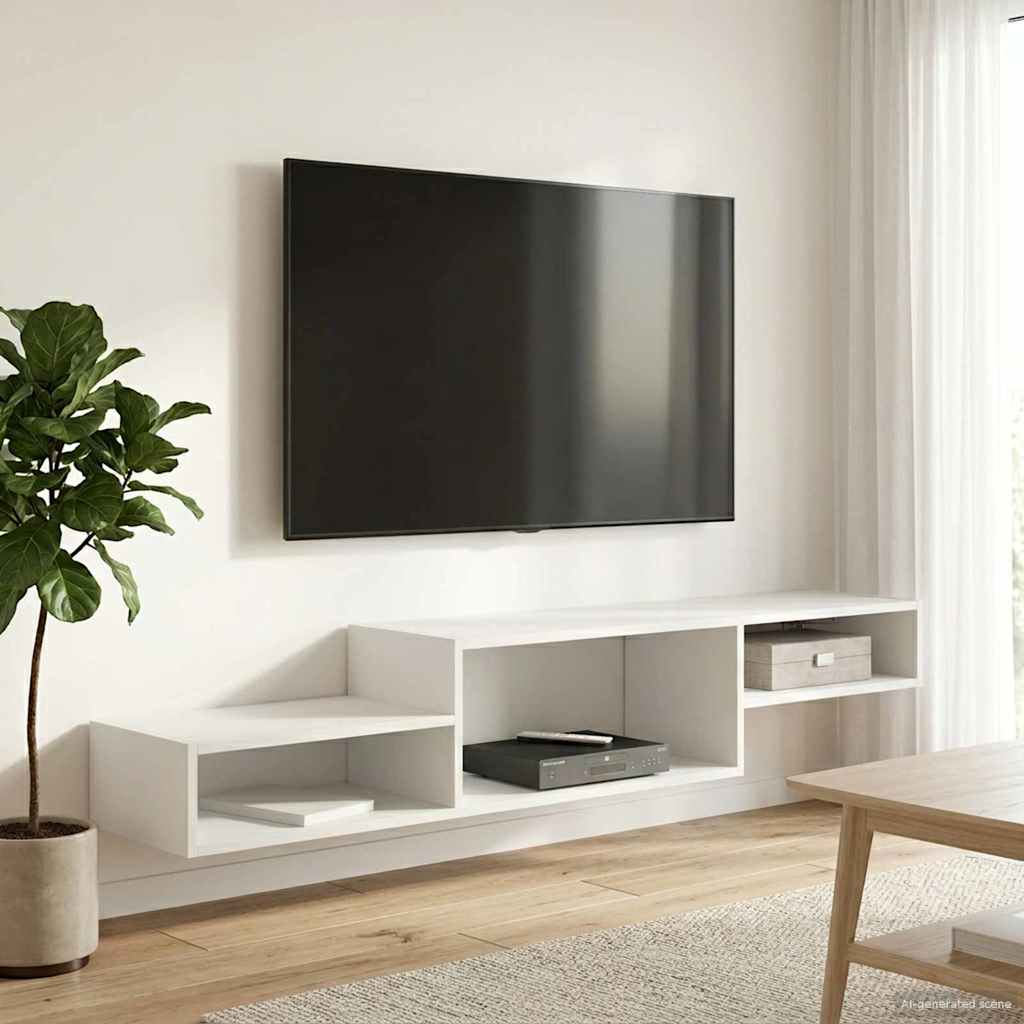 Seinale paigaldatav TV kapp Seinale kinnitav Vana puit