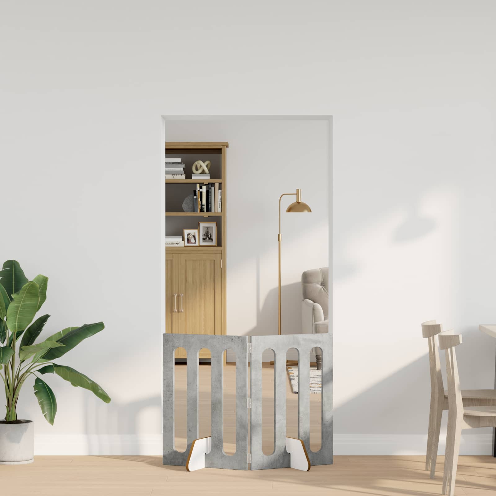 Volditav lemmikloomade aed 2 tk Betoonhall 100,5 x 38 x 70 cm
