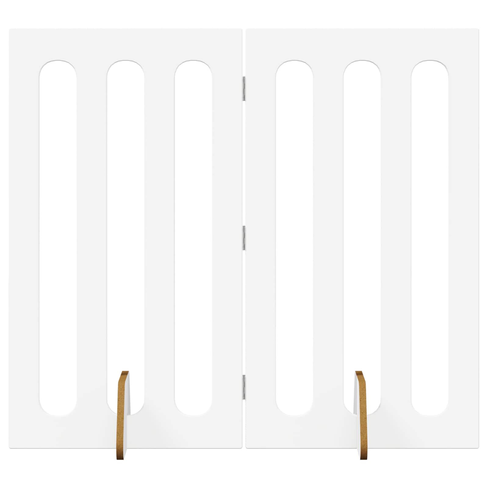 Volditav lemmikloomade aed 2 tk Valge 100,5 x 38 x 90 cm