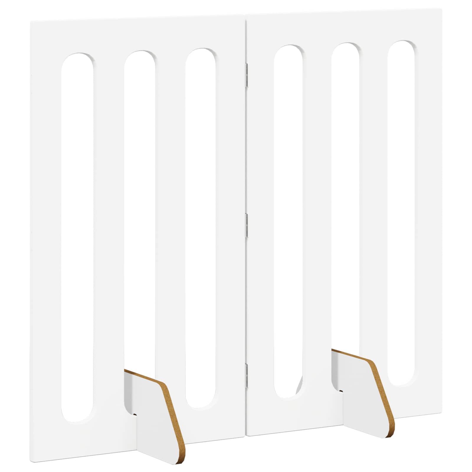 Volditav lemmikloomade aed 2 tk Valge 100,5 x 38 x 90 cm