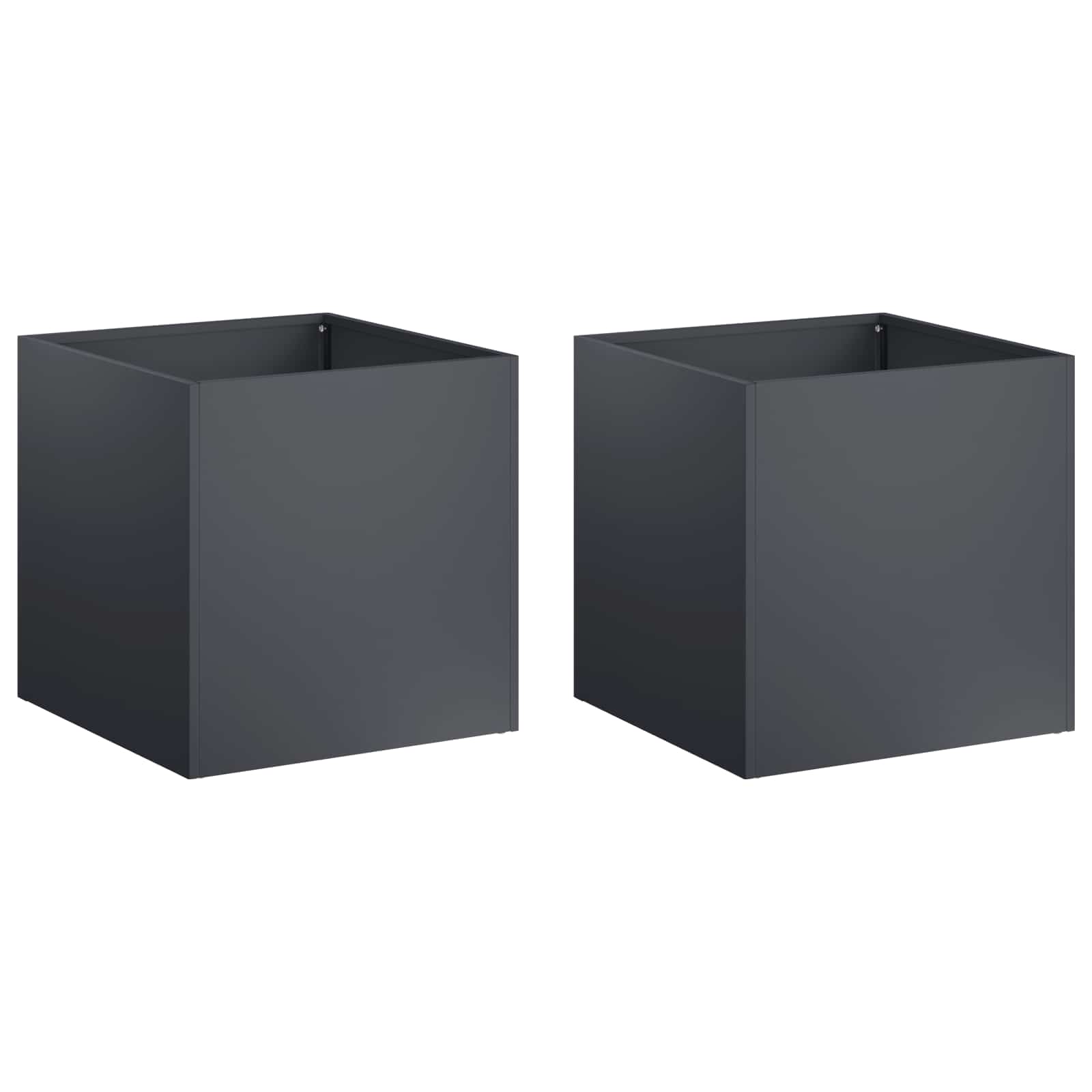 Aia istutuspot 2 tk Antratsiit 25 x 25 x 25 cm