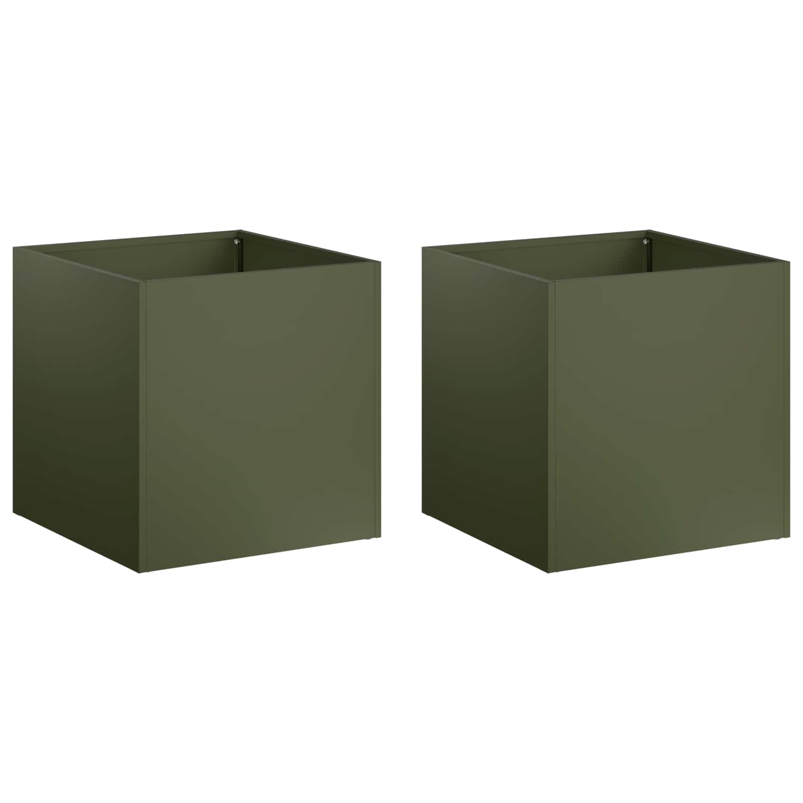 Aia istutuspot 2 tk Oliiviroheline 35 x 35 x 35 cm